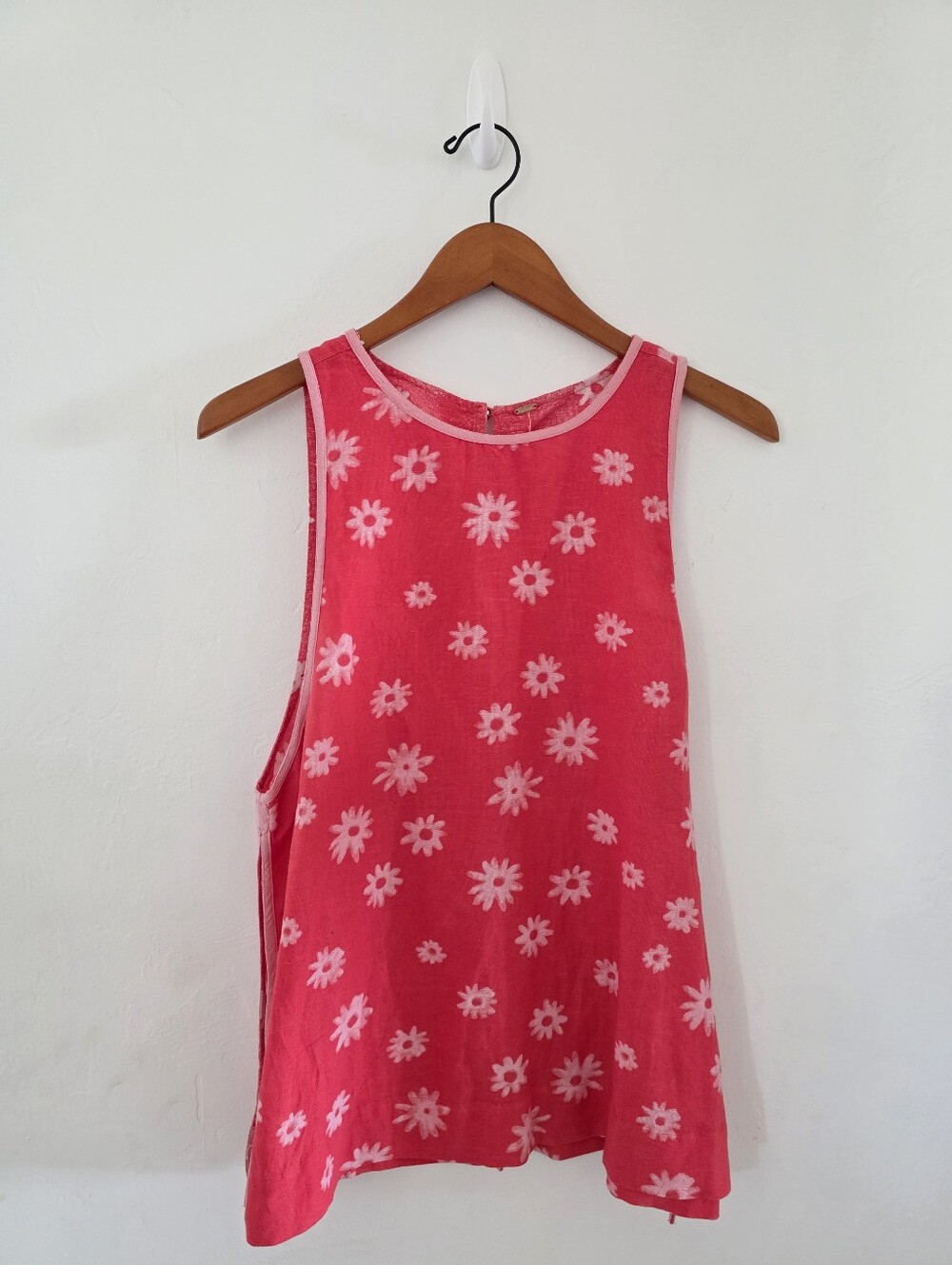 NWT Free People Charlie Sleeveless Top – Poppy Combo (Size 6)
